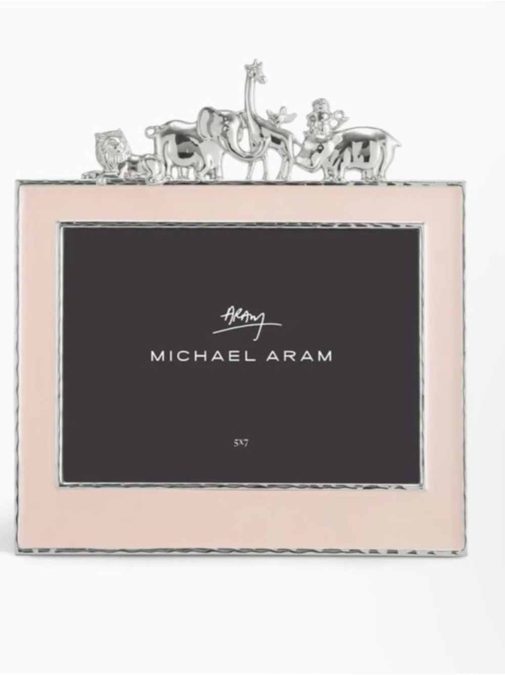 Michael Aram Pink Safari 5x7 Animal Picture Frame